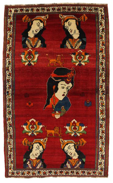 Gabbeh - Qashqai Persian Carpet 255x155